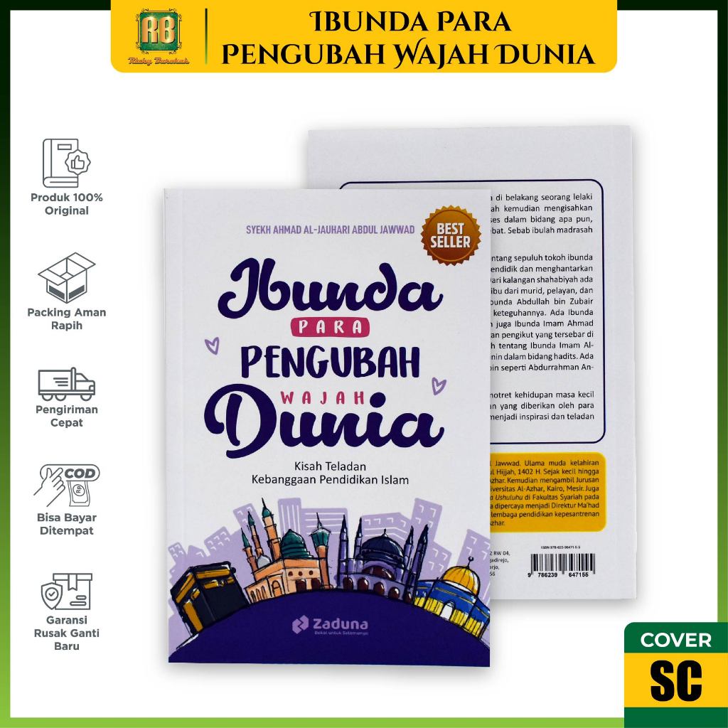Ibunda Para Pengubah Wajah Dunia - Penerbit Zaduna Original Buku Adab Dan Akhlak Islami, Keluarga, P