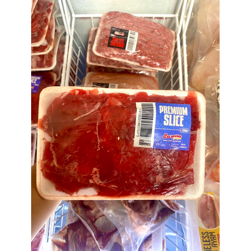 

Daging Premium Slice 250gr & 500gr / daging premium slice frozen