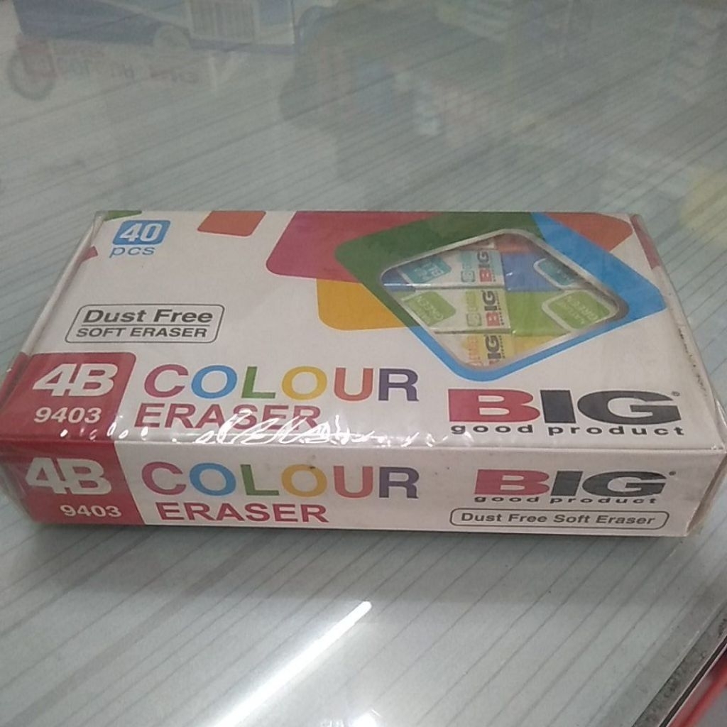 

PENGHAPUS WARNA 4B ISI 40PCS 9403