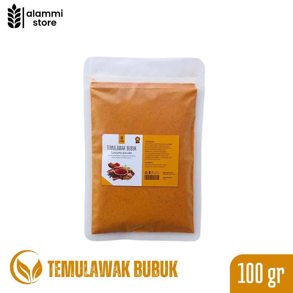 

Bubuk Temulawak Curcuma Powder 100 gr Tanpa Pengawet Tanpa Campuran Tanpa Msg Rempah - Rempah Spice Powder Untuk Bumbu Masakan