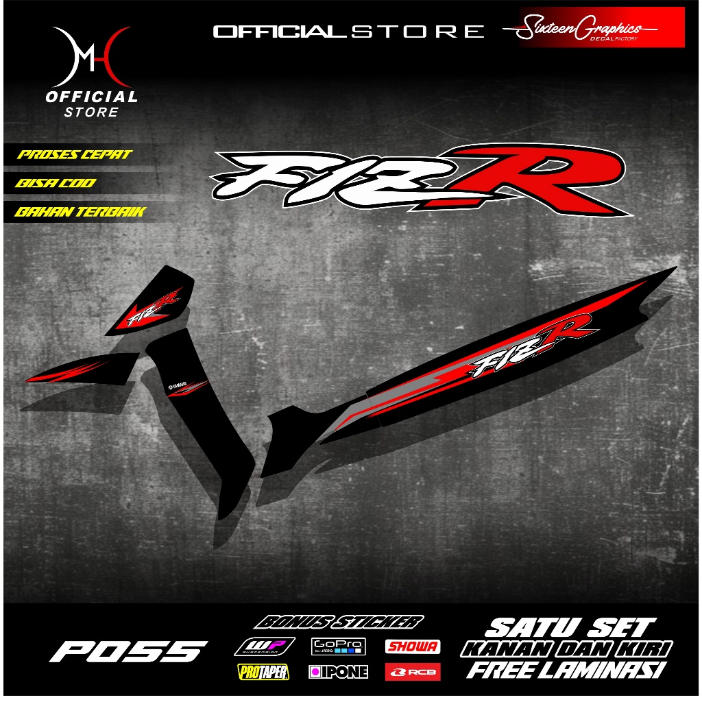 STRIPING VARIASI FIZ R / STICKER LIST MOTOR YAMAHA FIZ R