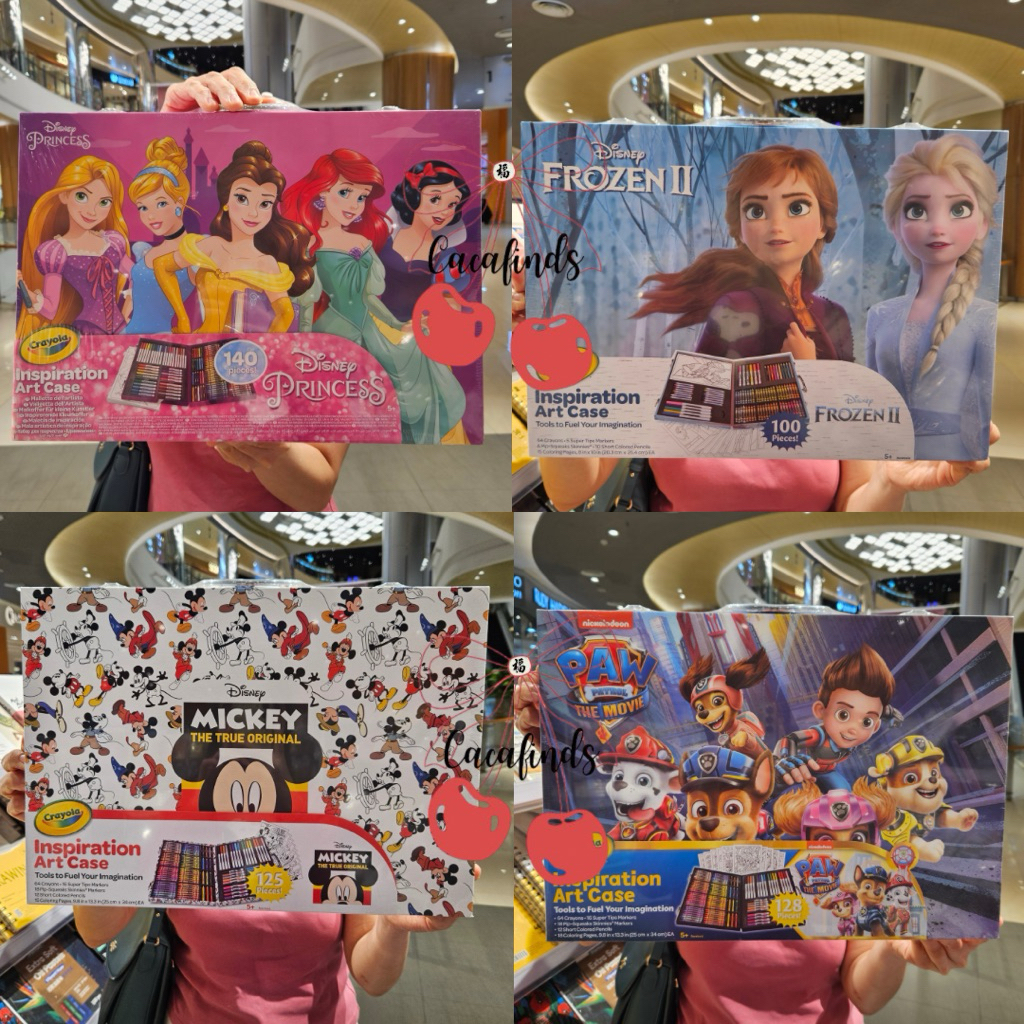 

OHSOME x Disney‼️Inspiration Art Case / Alat Pewarna Set Disney Princess / Frozen / Mickey Mouse / Paw Patrol Collection