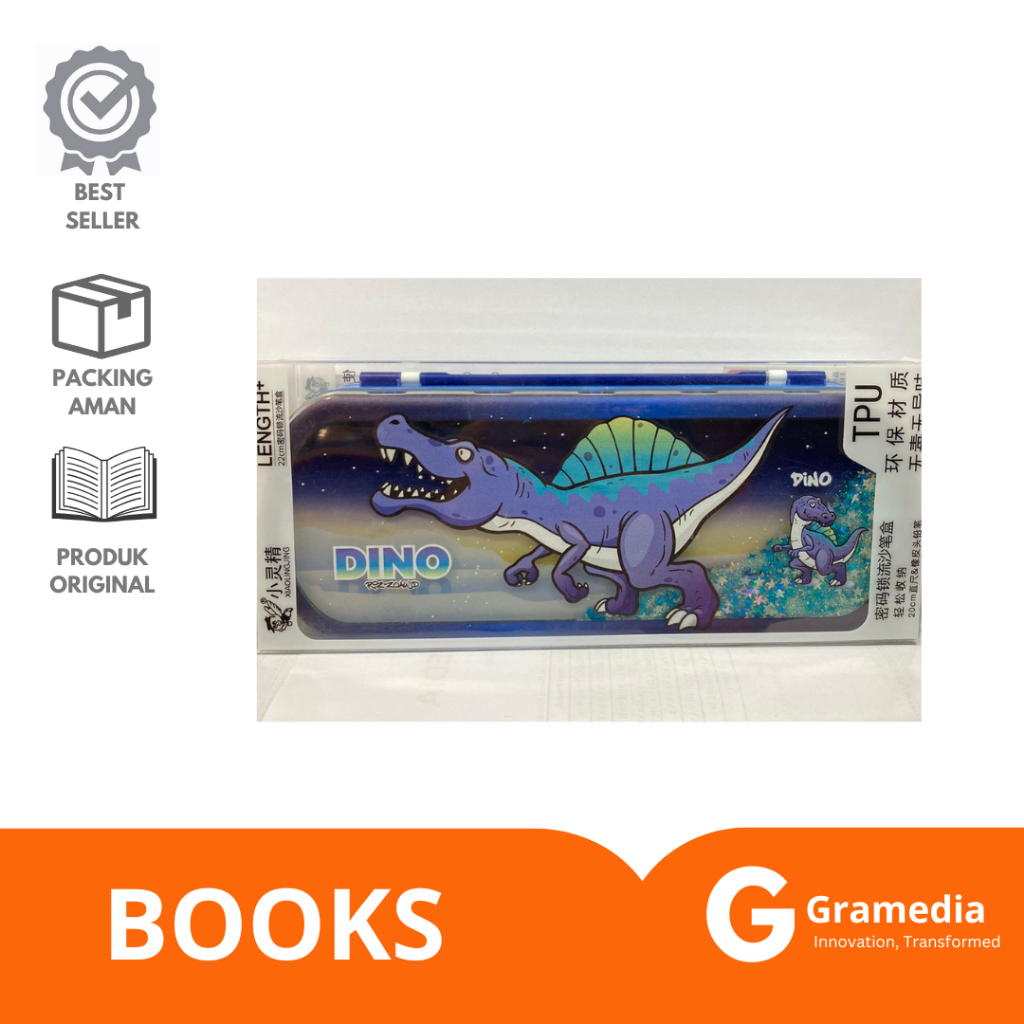 

Gramedia Lampung - Hard pencase glitter astronaut