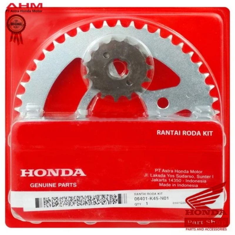 06401-K45-N01 Gear Paket CB150, CB150R, CBR150R AHM ORI