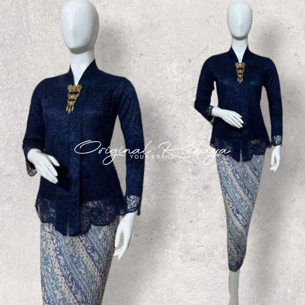 set kebaya kartini modern kebaya modern wanita kebaya wisuda kebaya floy lengan panjang