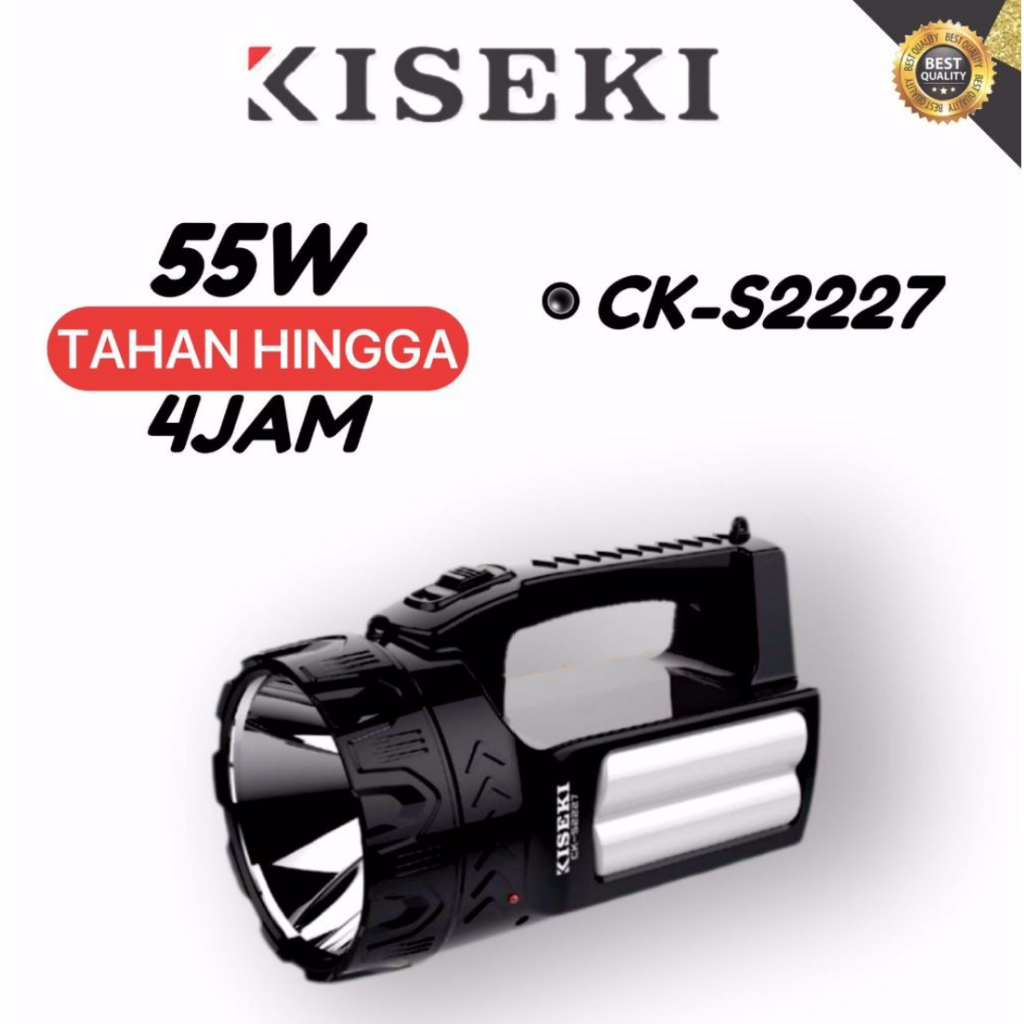 Kiseki Senter CK-S2227 Senter Tangan Jumbo 55Watt Emergency Led Light Super Bright