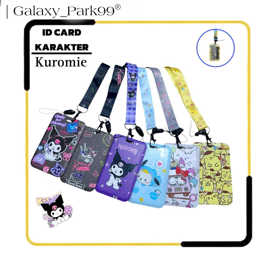 

Id Card Holder Karakter | Tali Gantungan Name Tag | Tempat Kartu Photocard | Name Tag Lanyard Karakter Kuromie[GLX]