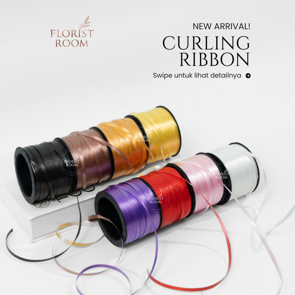 

Curling Ribbon 0.5cm x 60m - pita balon - balloon - kado - pita - hadiah - kado