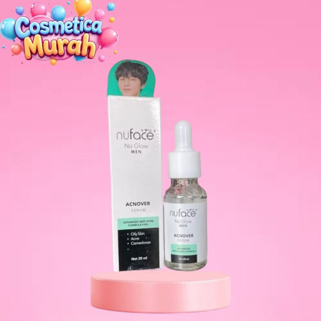 un,px] NUFACE nu glow men acnover serum 20 ml - kulit berminyak berjerawat dan komedo