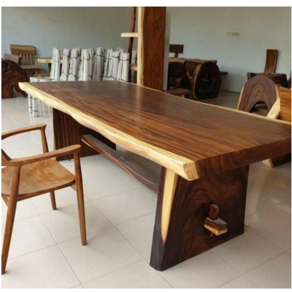 BM1 Top Table Solid Kayu Trembesi Jepara