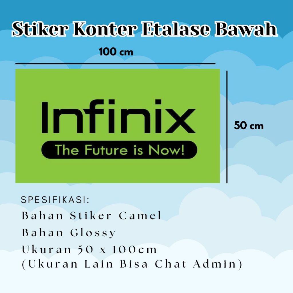 

Stiker Etalase Konter HP Bawah - Tahan Pudar dan Tahan Luntur 2