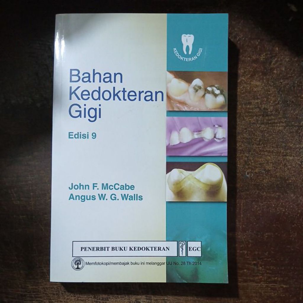 Buku Original Bahan kedokteran Gigi edisi 9 ~ EGC