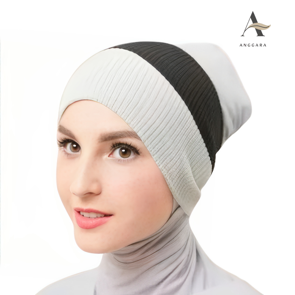 Ciput Rajut 2 Warna Dalaman Aksesoris Hijab Nyaman Dipakai Fashion Muslim Bahan Berkualitas Tinggi