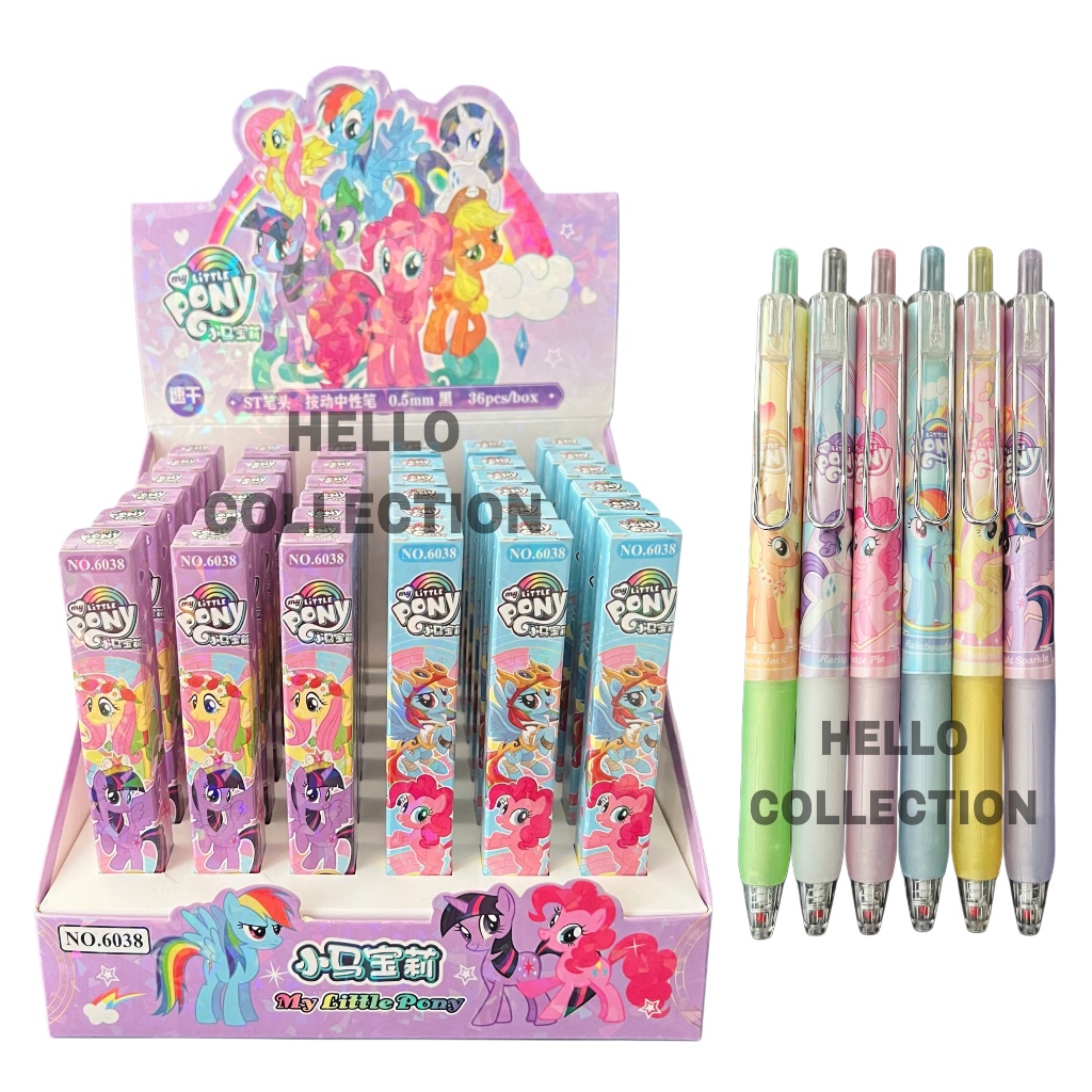 

Blind Box Pulpen Anak My Little Pony Unicorn Surprise Pen Cetek Lucu Karakter Kartun 0.5mm