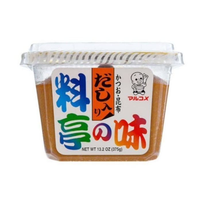 

MARUKOME Miso Ryotei No Aji Dashi Iri -Miso Putih Original Jepang 375gr