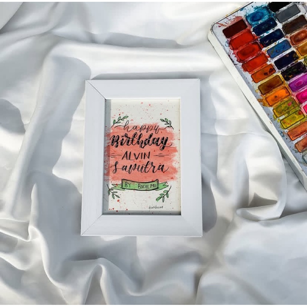 

Handlettering watercolour 4R