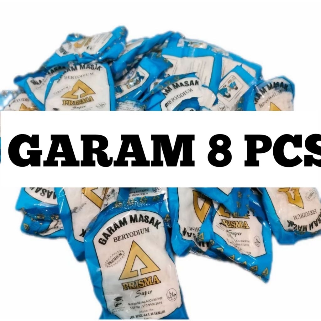 

8 PCS GARAM MASAK BERYODIUM MURAH BERKUSLITAS