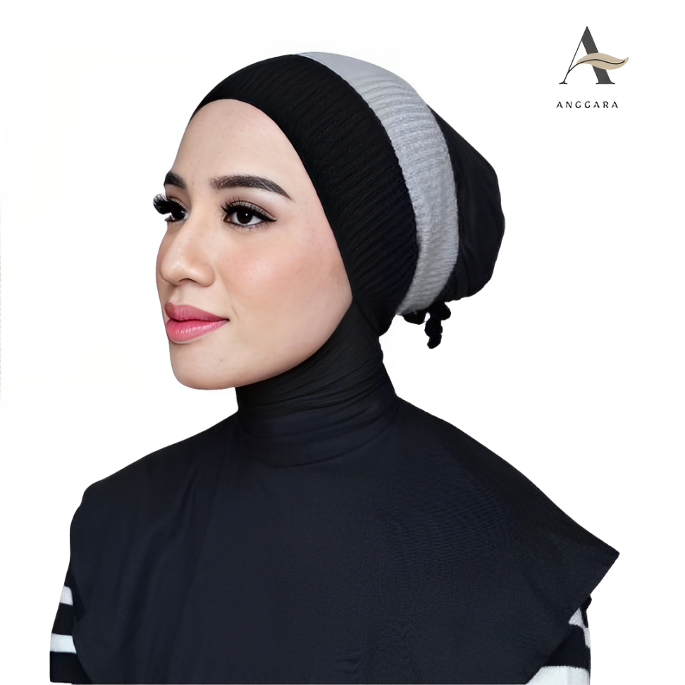 Ciput Rajut 2 Warna Bahan Rajut Premium Dalaman Hijab Nyaman Elastis Tidak Mudah Melar Berkualitas
