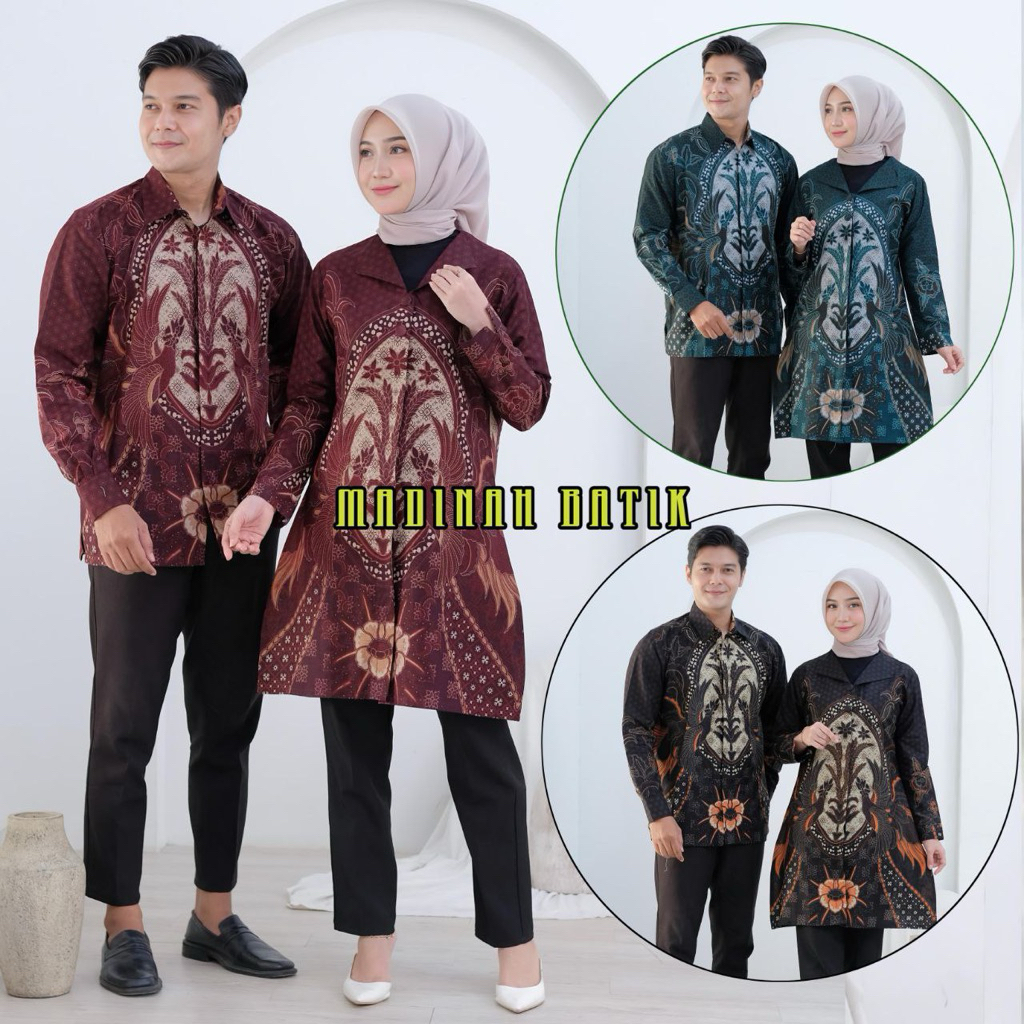 Batik Couple Tunik Batik Couple Wanita Batik Couple Modern