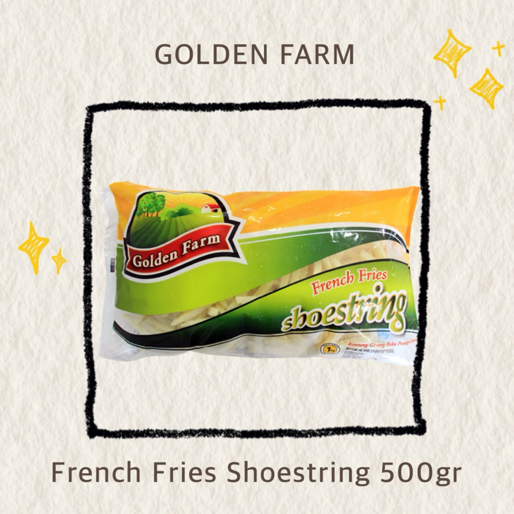 

GOLDEN FARM FRENCH FRIES 500gr