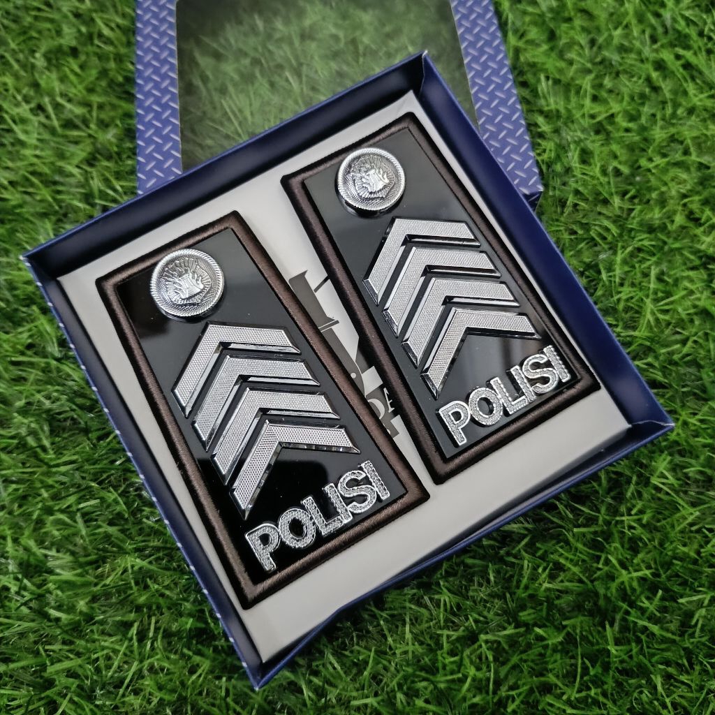 Pangkat PDH BRIPKA POLRI / Pangkat PDH BRIPKA POLRI Mika Akrilik / Pangkat PDH BRIPKA