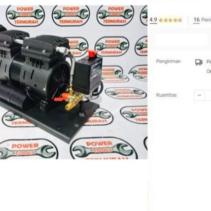 

Mesin Kompressor Listrik Pompa Air Oilless Jet Pump IZUMI OL-40M