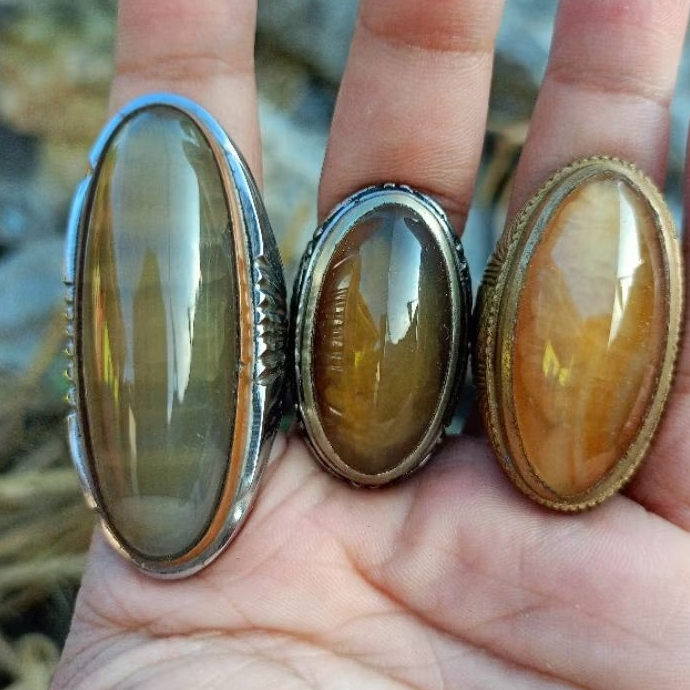 Natural Cincin Akik Pandan Oli