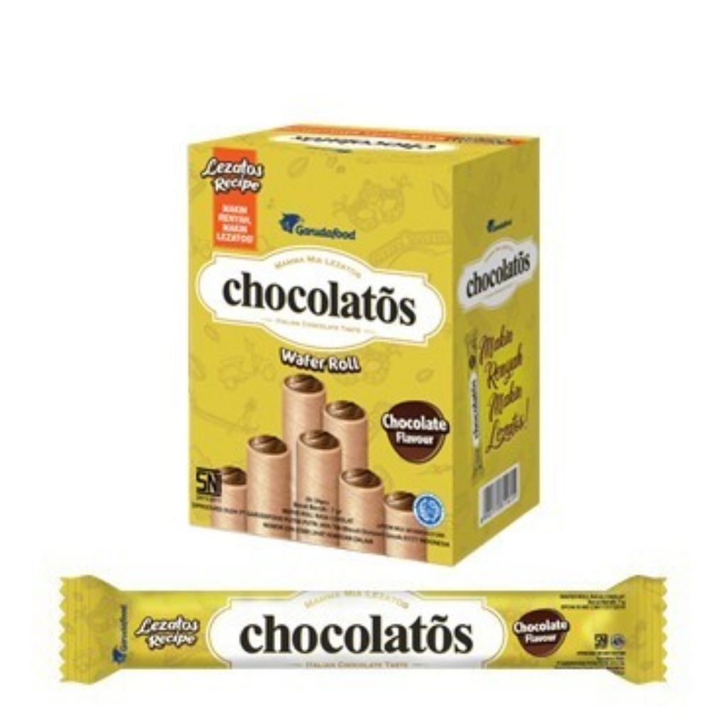 

chocolatos wafer roll isi 24pcs