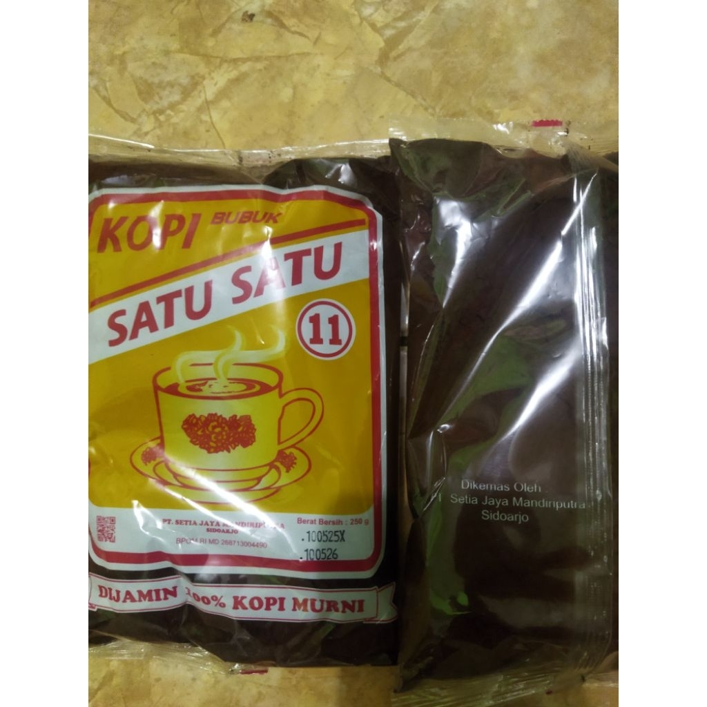 

KOPI BUBUK SATU SATU 250 GRAM RASA MANTAP EKONOMIS MURAH MERIAH