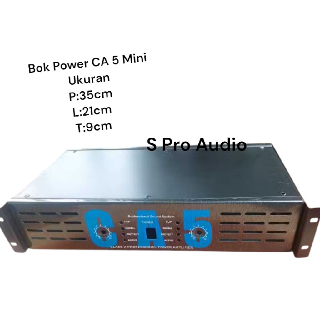 Bok Power Amplifier CA 5 Bostech muat trafo 10A Kecil Bok Power amplifier 2 Chanel