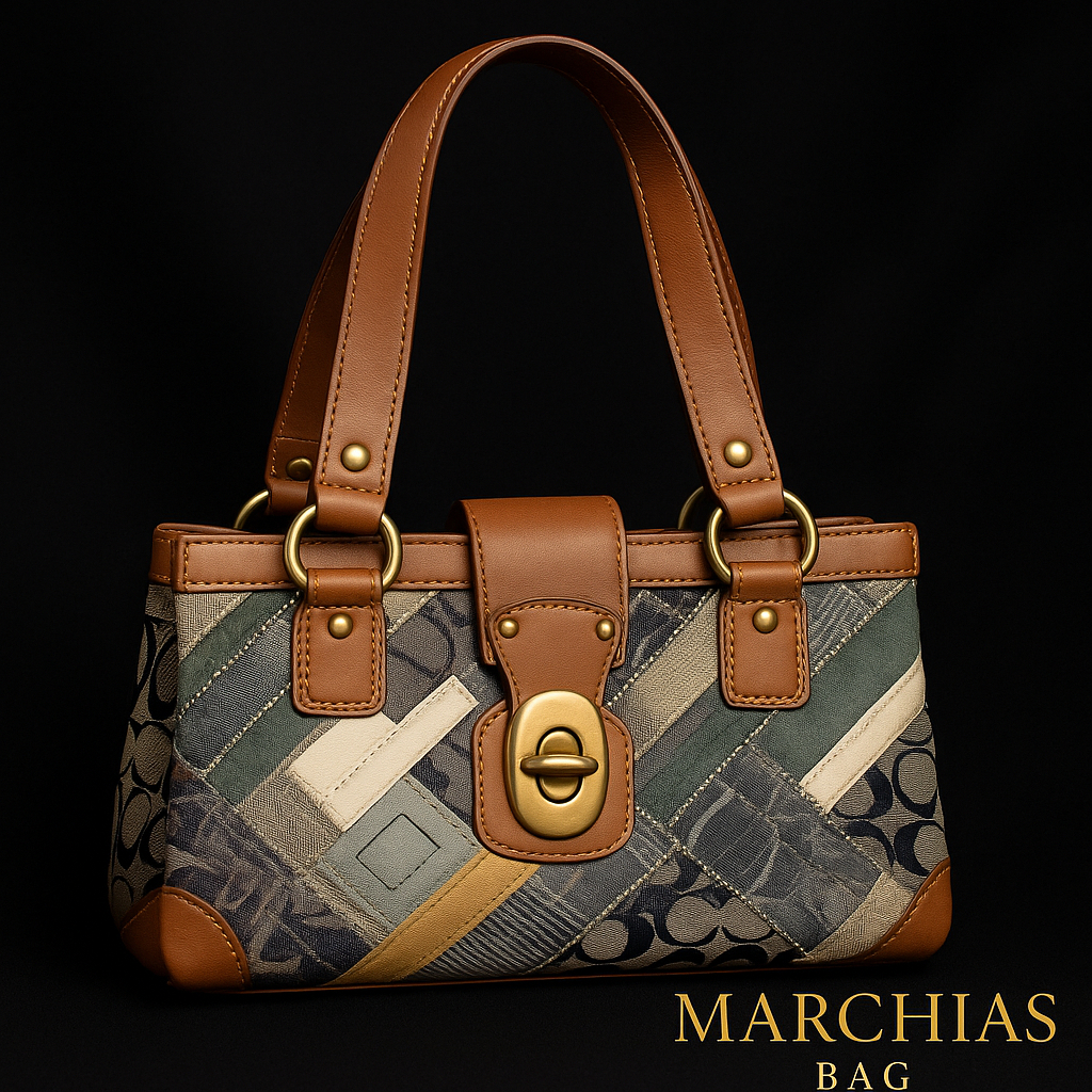 [PRELOVED] Coach Signature Patchwork / Handle Bag / Tas Tangan / Marchias Bag