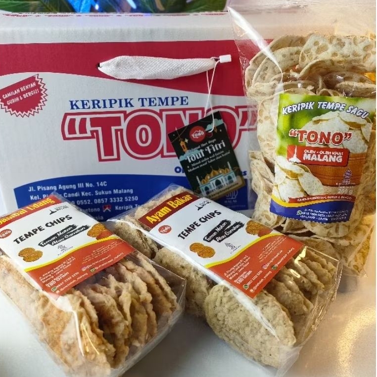 

Keripik Tempe 'TONO' aneka RASA