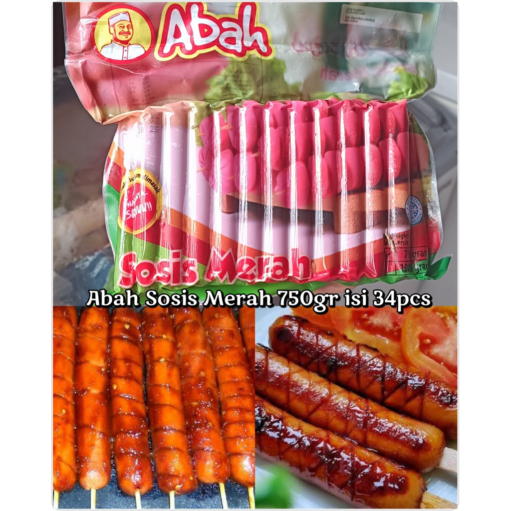 

Sosis Abah 750gr isi 34pcs