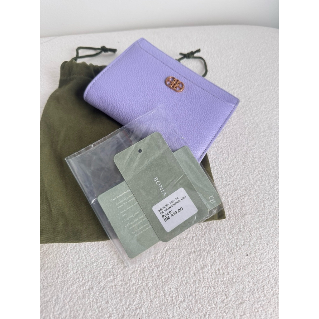 preloved dompet bonia bifold