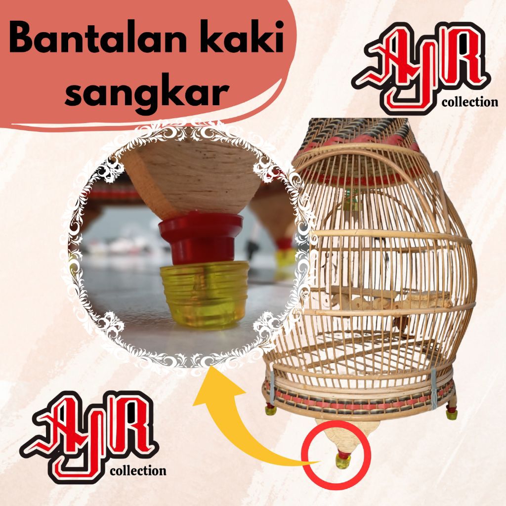 Kaki karet sangkar pengaman kaki sangkar bantalan karet termurah