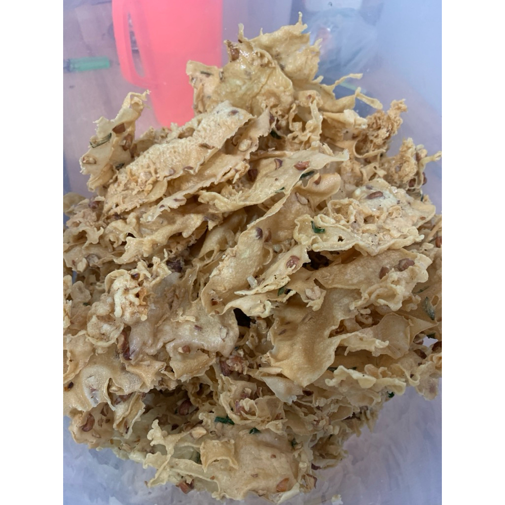 

Rempeyek Kacang dan Rebon Homemade