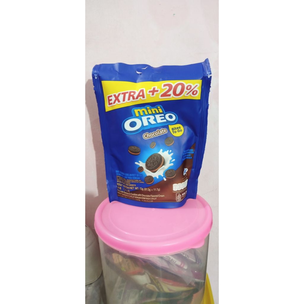 

mini oreo bites to go 73 gr biskuit cokelat