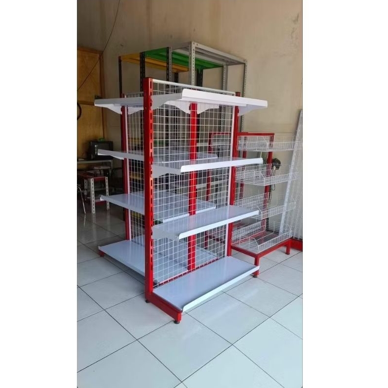 rak gondola end gondola/rak penutup double/rak tengah