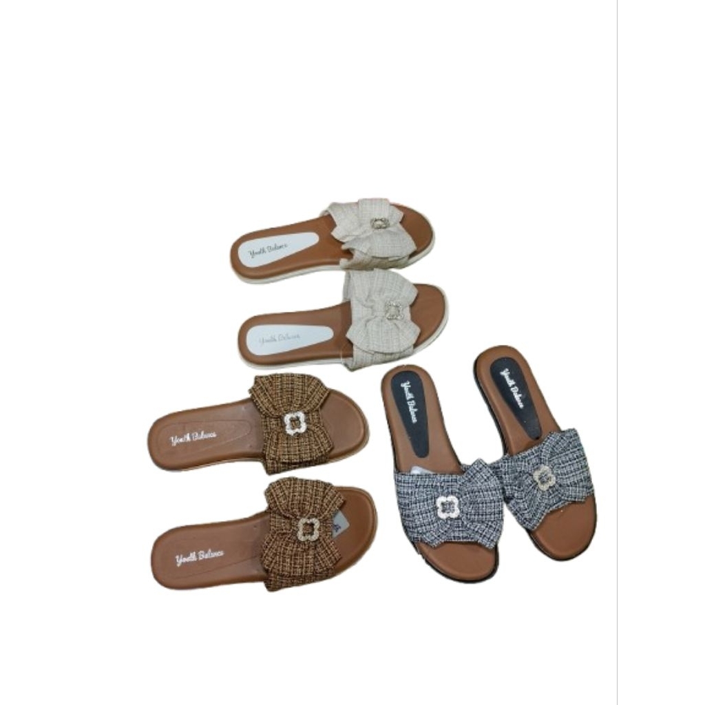 Youth Balance Sandal Selop Wanita Aliba Store/ Sandal Selop/ Sandal Wanita/ Sandal Korean/ Sandal Ke