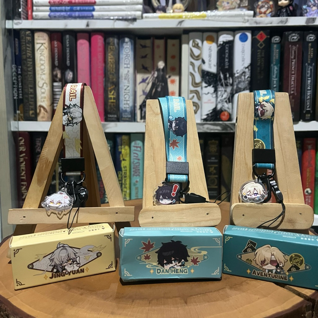 OFFICIAL READY STOCK Honkai Star Rail HSR Limited Exclusive Jing Yuan Dan Heng Aventurine Phone Stra