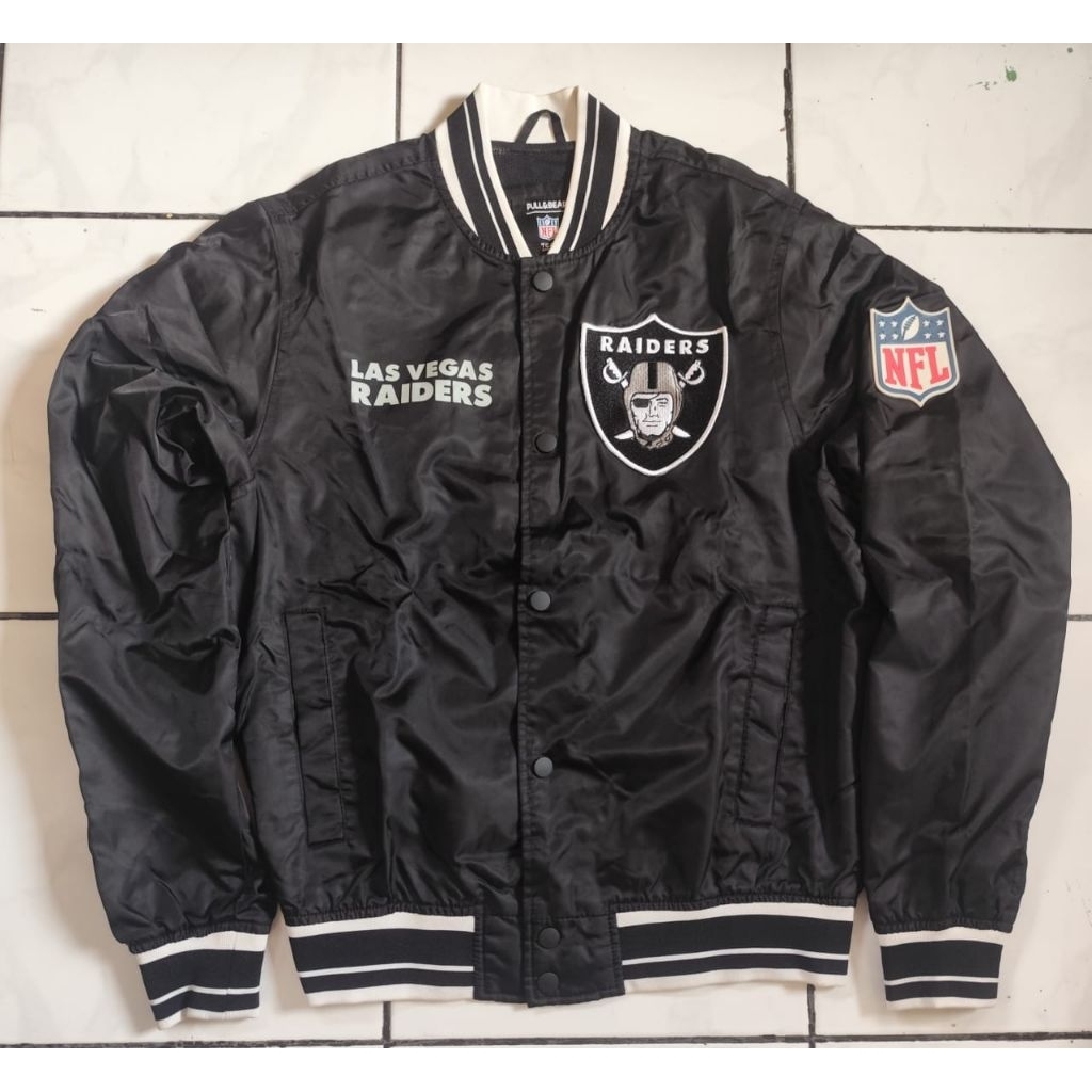 LV Raiders Black Varsity Jacket