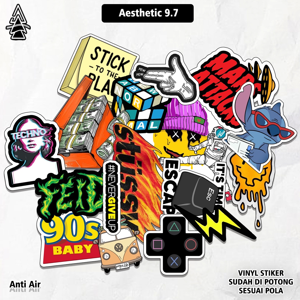 

Sticker Hypebeast Vinyl Aesthetic - Anti Air - Sudah Dicutting Presisi Sesuai Pola Gambar