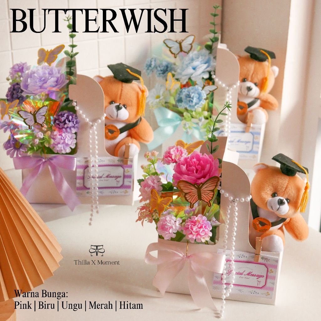 

[ BUTTERWISH ] CUP HOLDER BOUQUET BUKET BUNGA WISUDA GRADUATION BOUQUET KADO ULANG TAHUN ANNIVERSARY BUKET SNACK FLOWER BAG FLOWER BOX