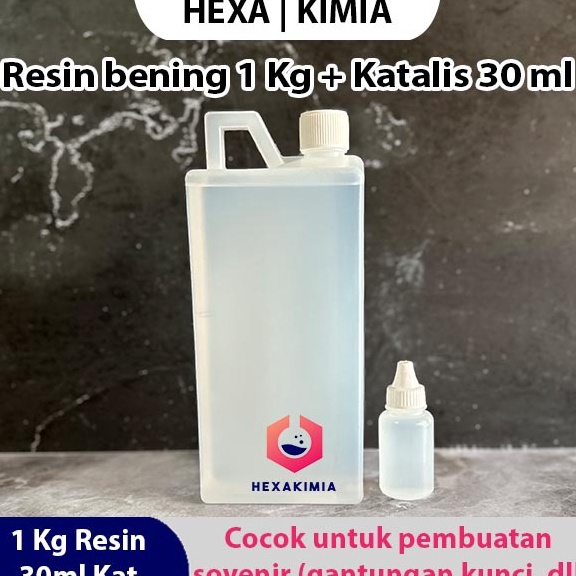 Resin Bening 1Kg  Resin Super Bening 1Kg  Resin Bening Hexa  Resin Polyester Bening  Resin Bening Fi