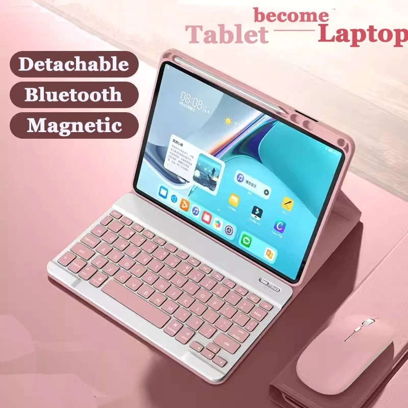 GLOBAL LION For Huawei Matepad 11.5 S Case With Keyboard Mouse Set Wireless Bluetooth Pen Holder Slo
