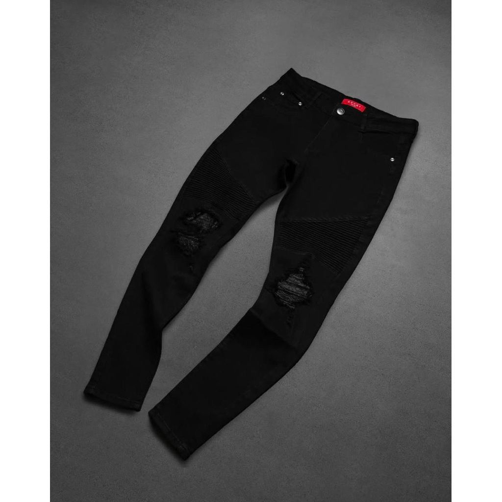 RUCAS Classic Biker Python Jeans