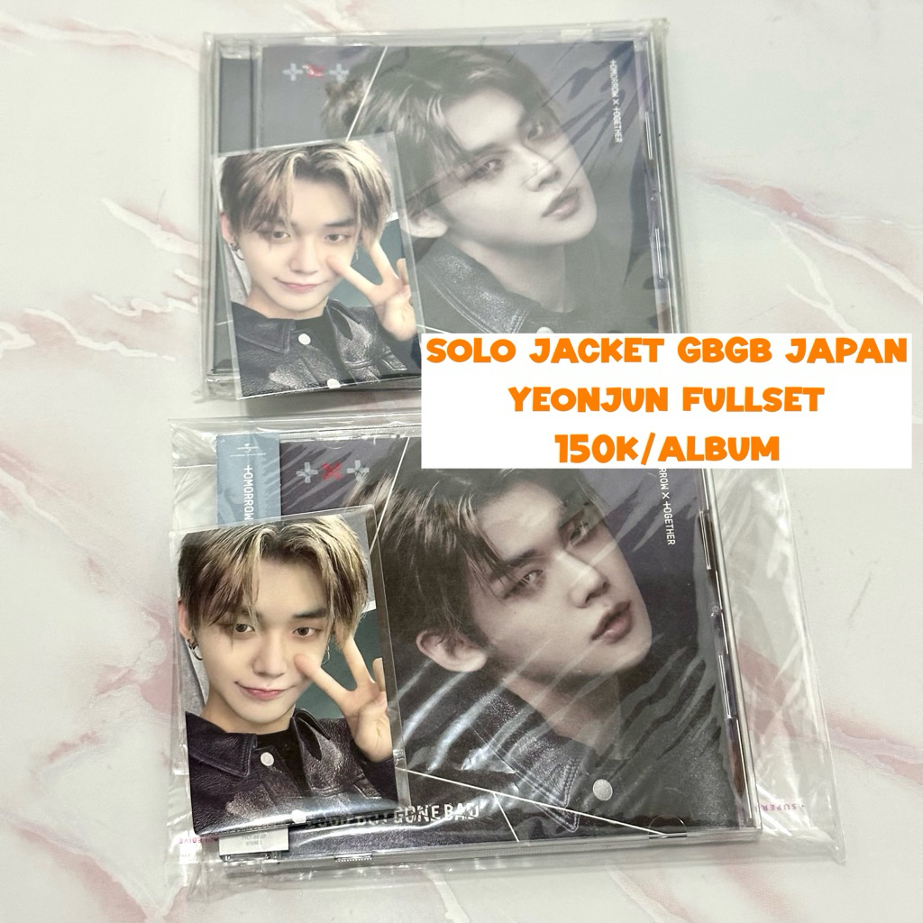 OFFICIAL ALBUM TXT JAPAN GOOD BOY GONE BAD SOLO JACKET YEONJUN SET