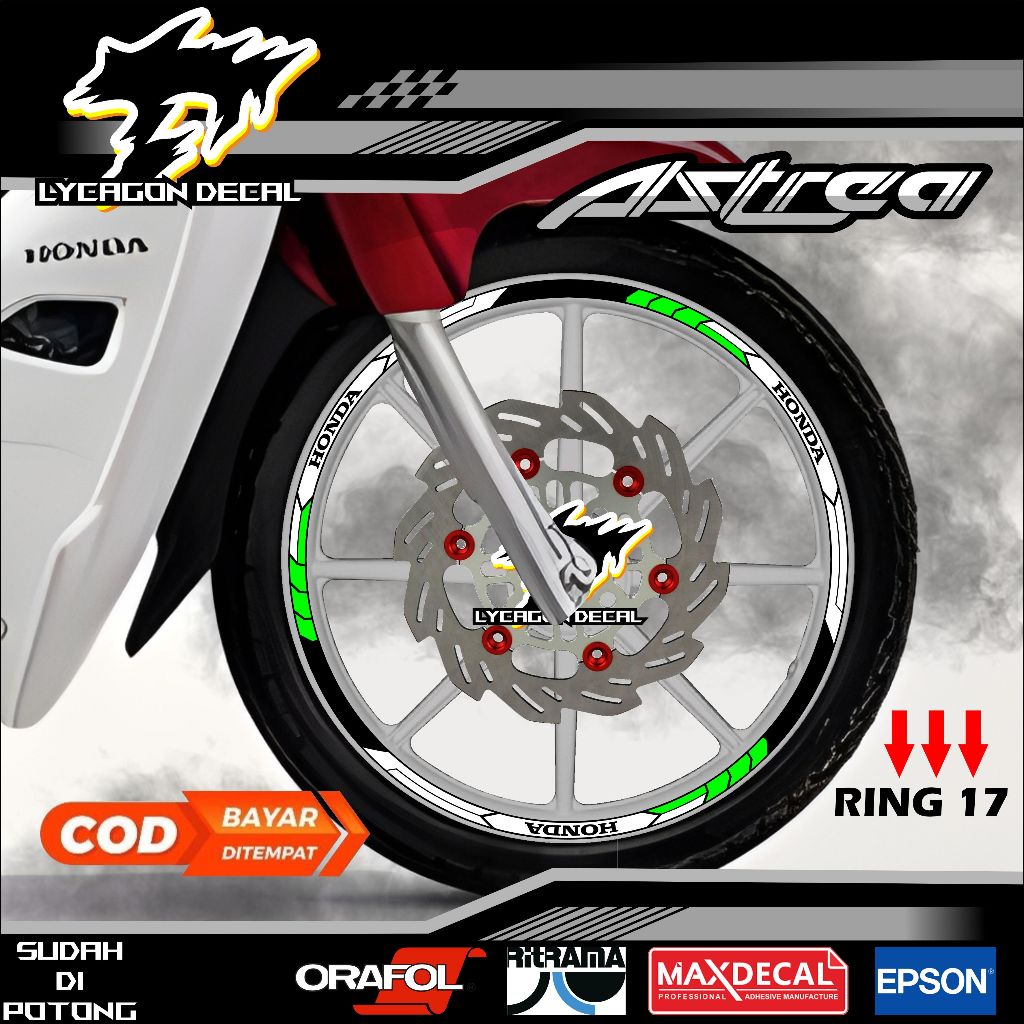 Stiker velg astrea grand, astrea bulus, astrea prima, astrea legenda ring 17 minimalis keren murah 0