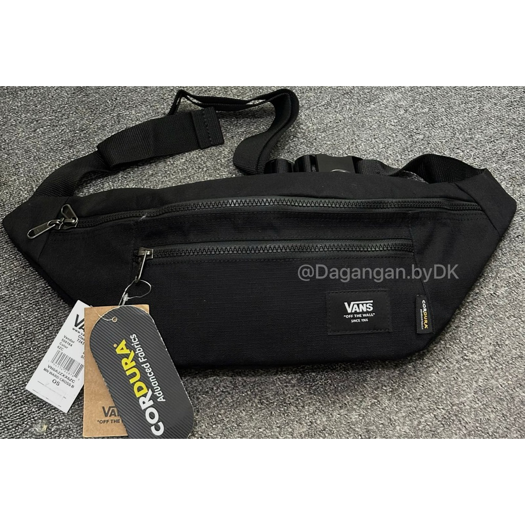 Tas Vans Waistbag Original Resmi 100% Full Black
