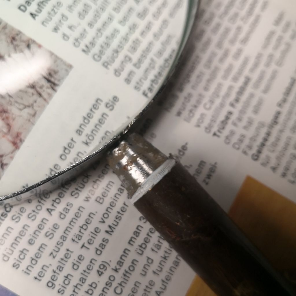 

kaca pembesar jadul 12,5cm vintage magnifying glass